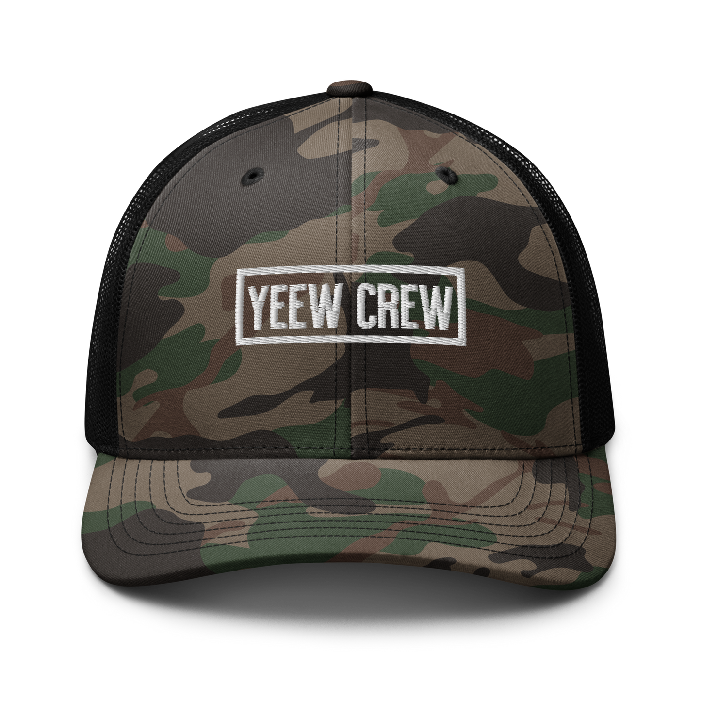 Camouflage trucker hat