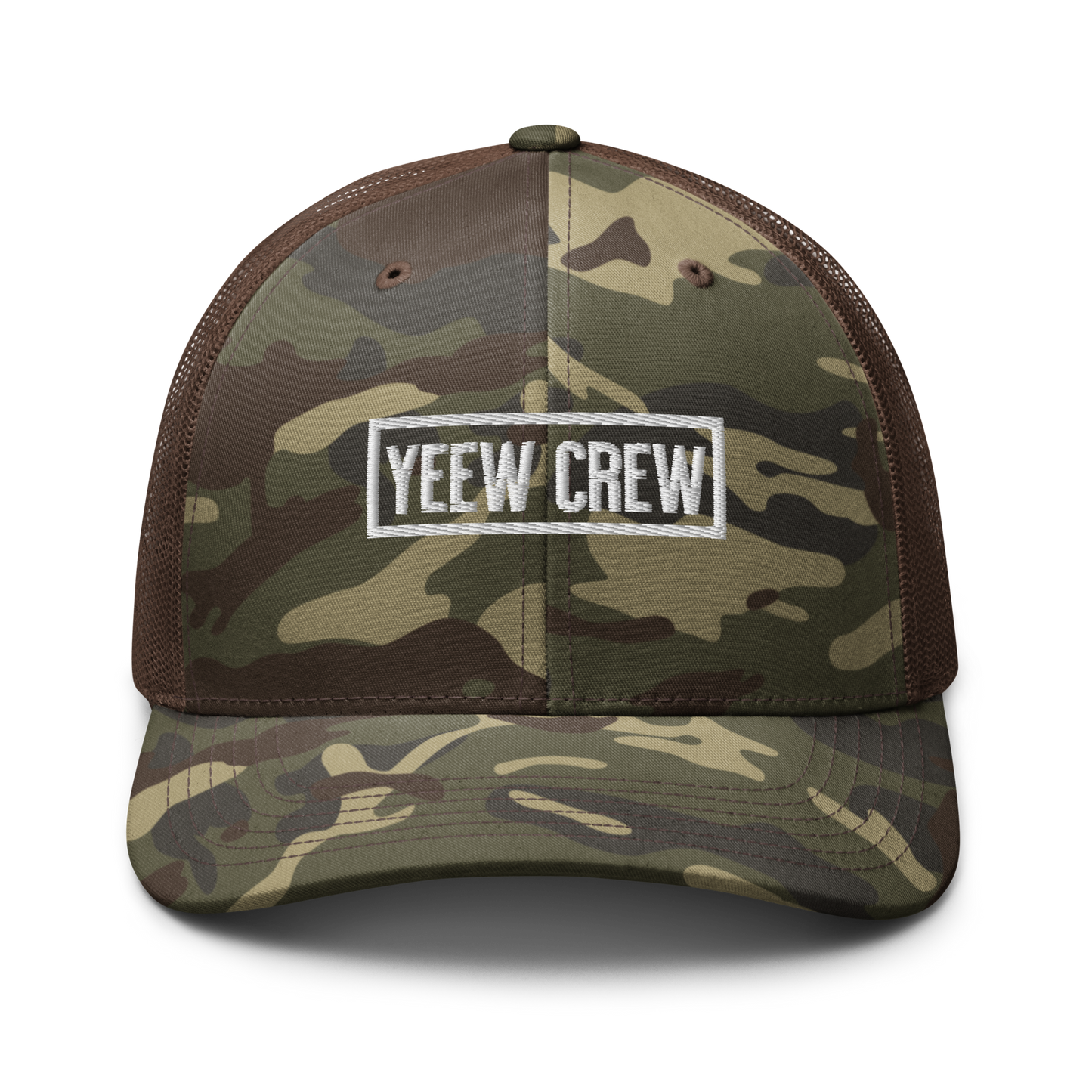 Camouflage trucker hat