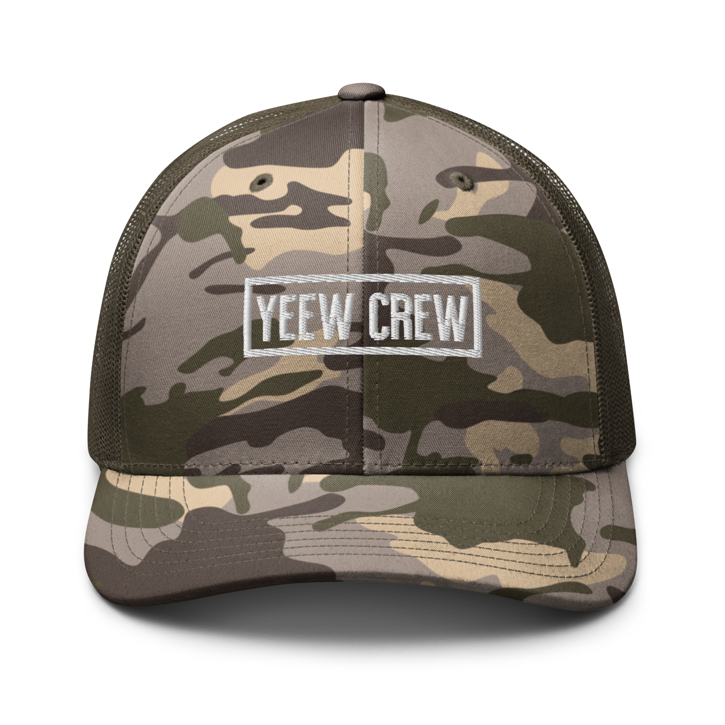Camouflage trucker hat