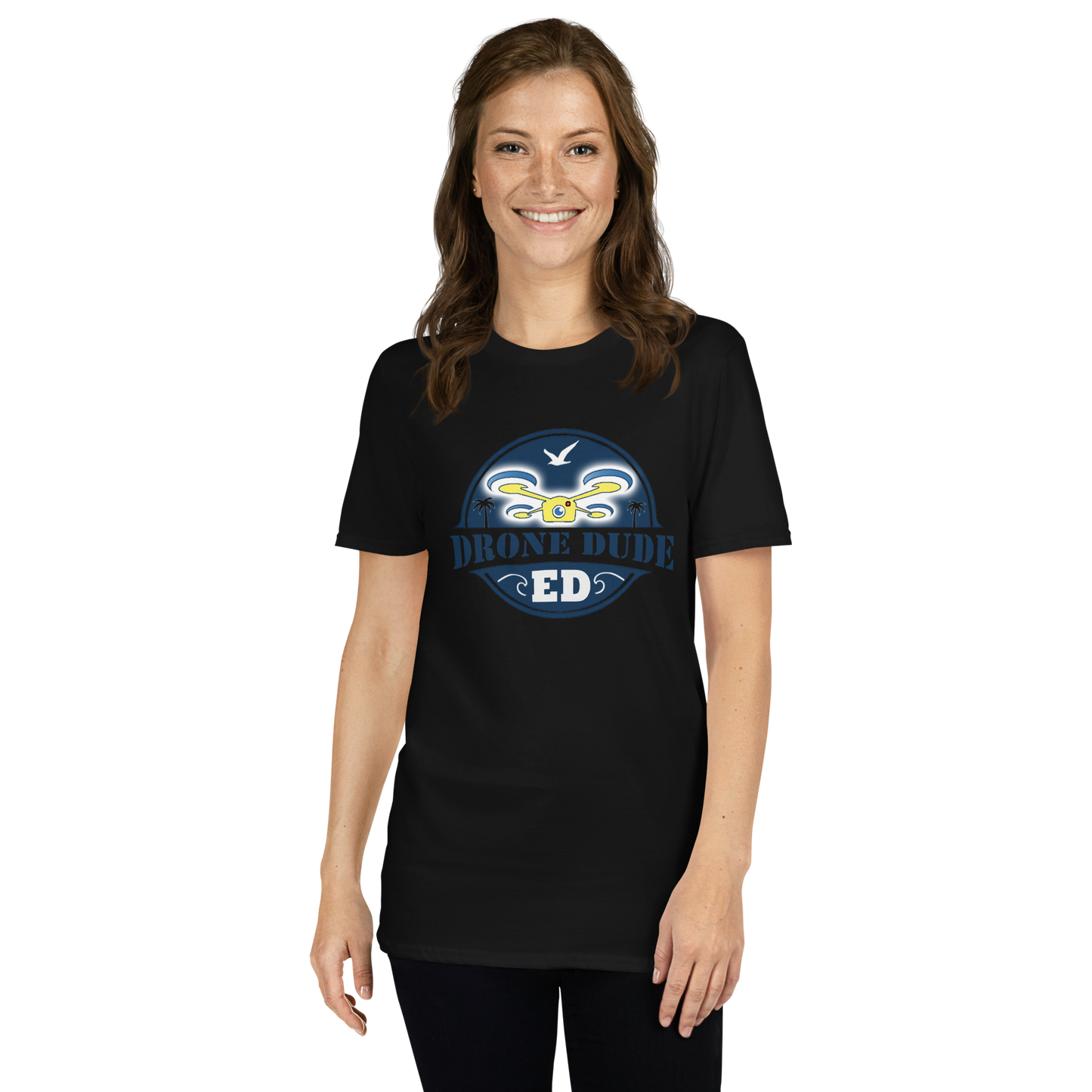 Drone Dude Ed Short-Sleeve Unisex T-Shirt