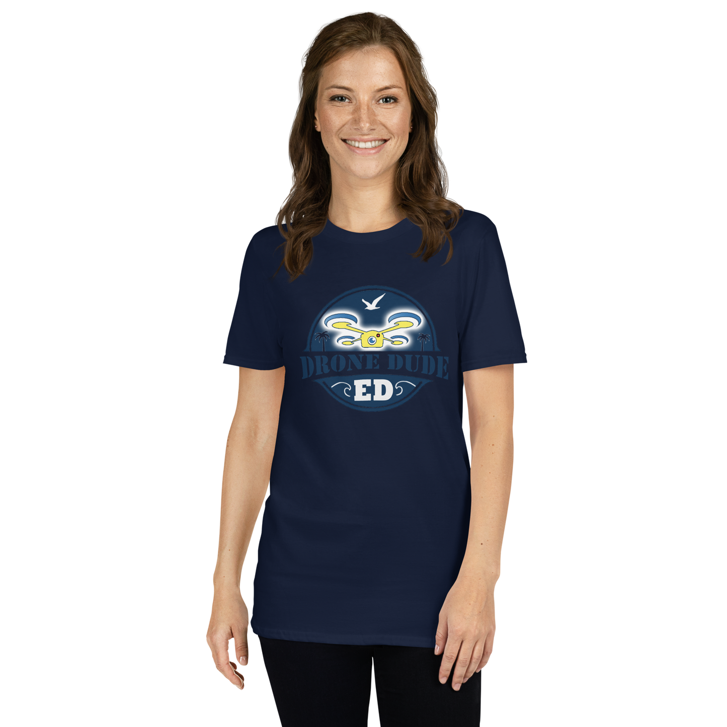 Drone Dude Ed Short-Sleeve Unisex T-Shirt