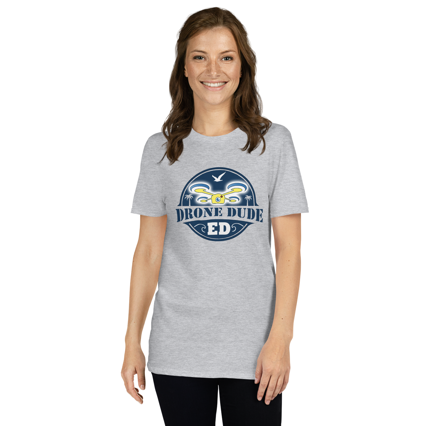 Drone Dude Ed Short-Sleeve Unisex T-Shirt