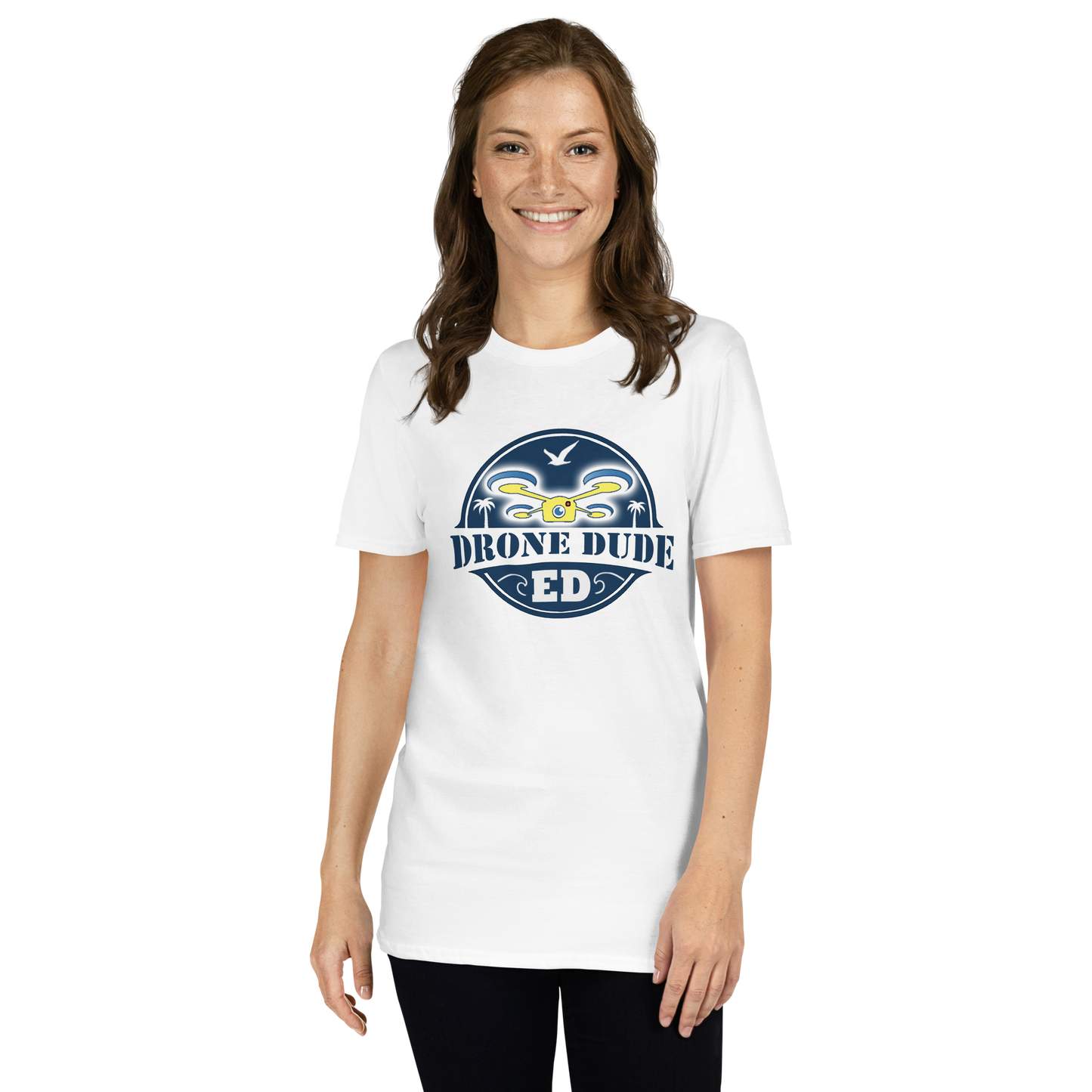 Drone Dude Ed Short-Sleeve Unisex T-Shirt