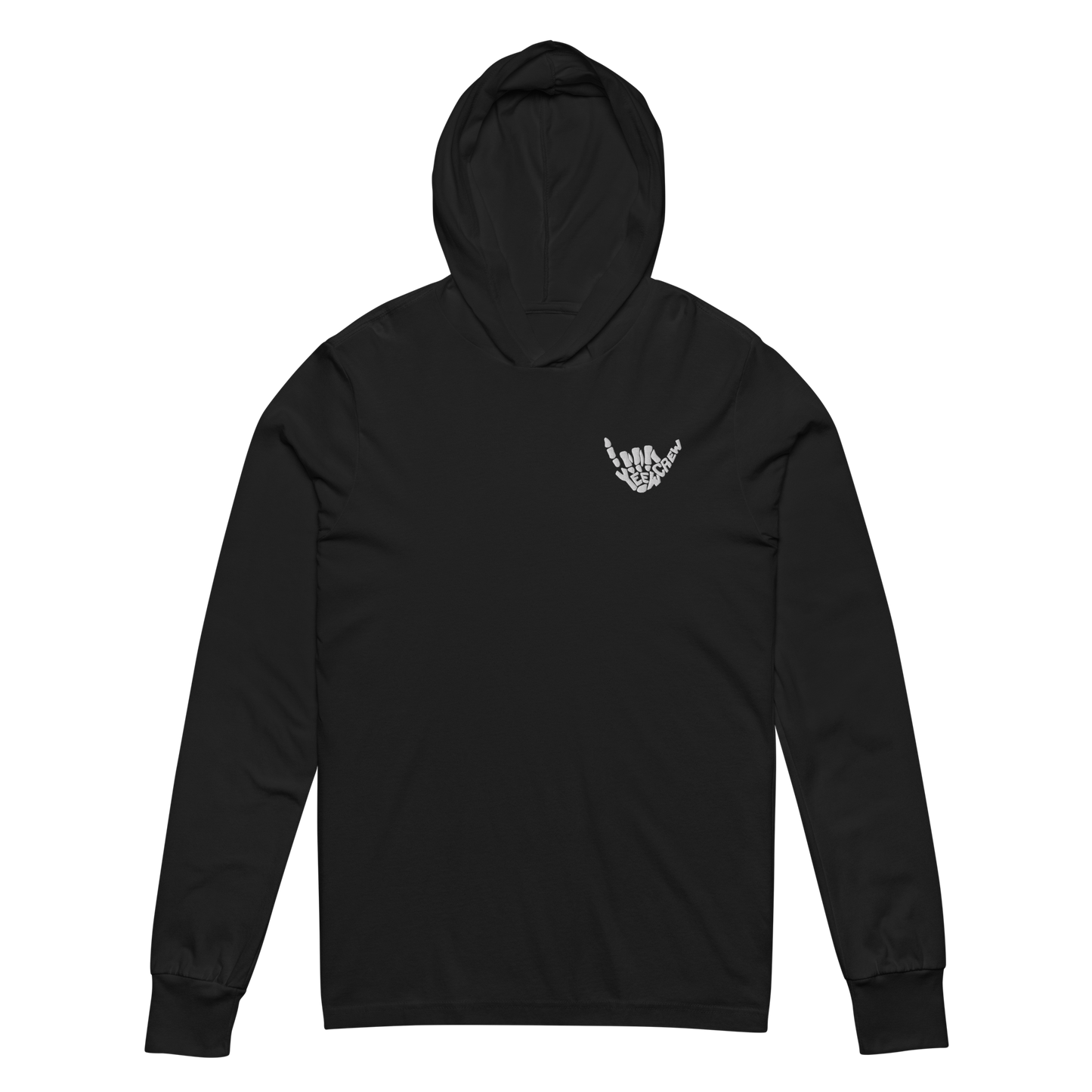 Hooded long-sleeve tee