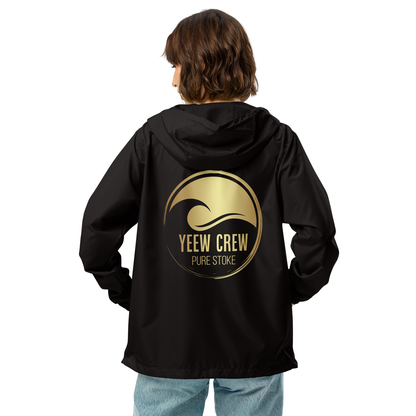 Unisex lightweight zip up windbreaker