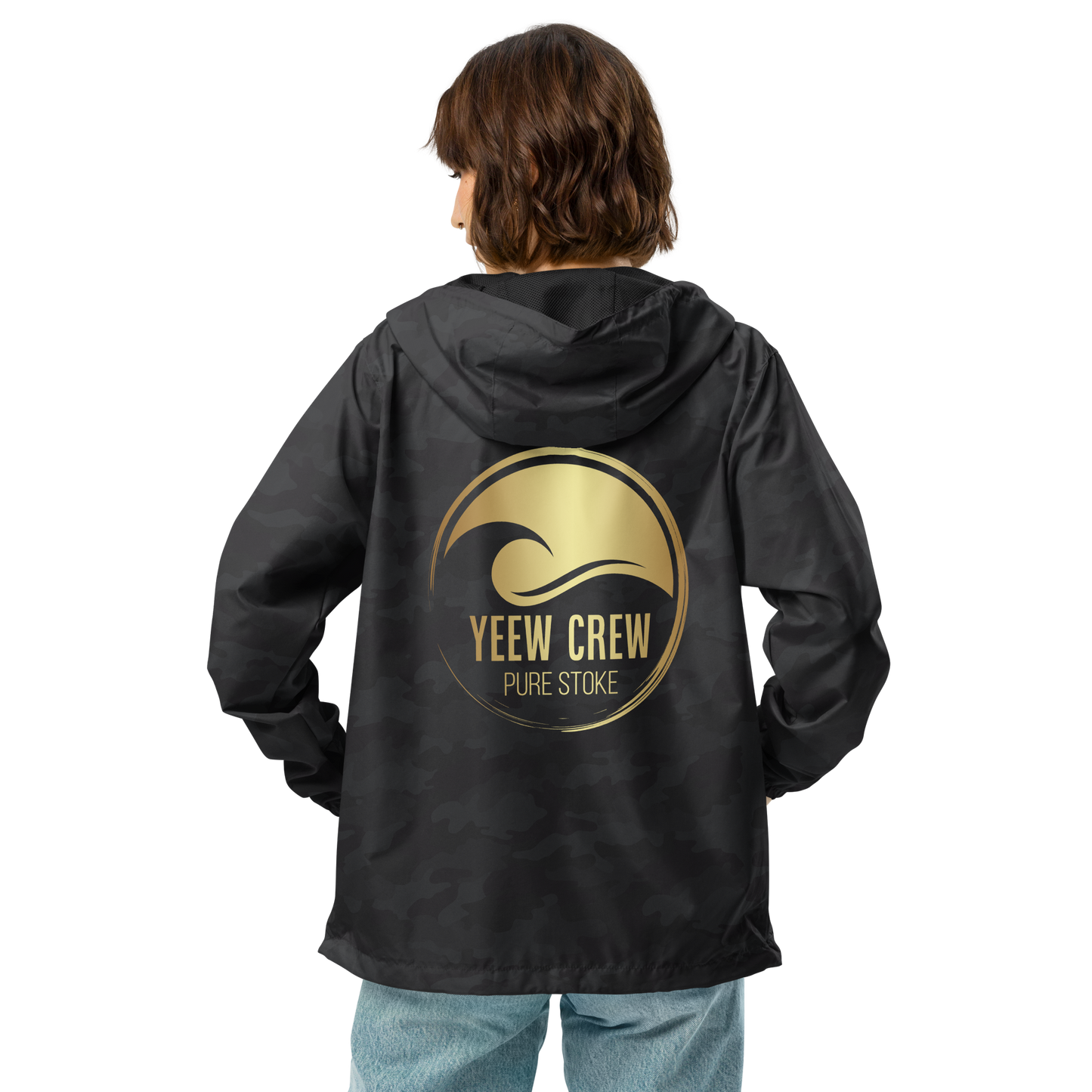 Unisex lightweight zip up windbreaker