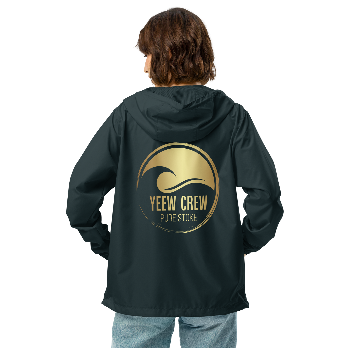 Unisex lightweight zip up windbreaker