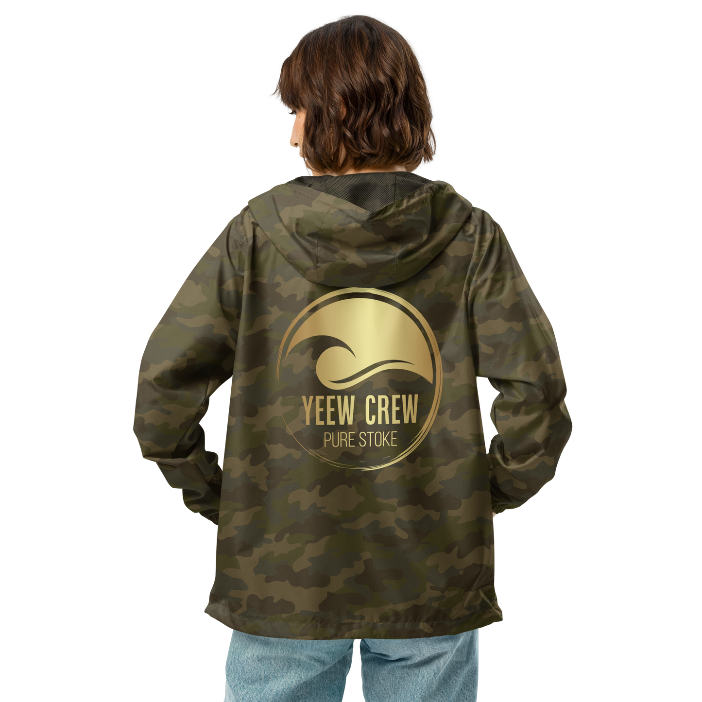 Unisex lightweight zip up windbreaker