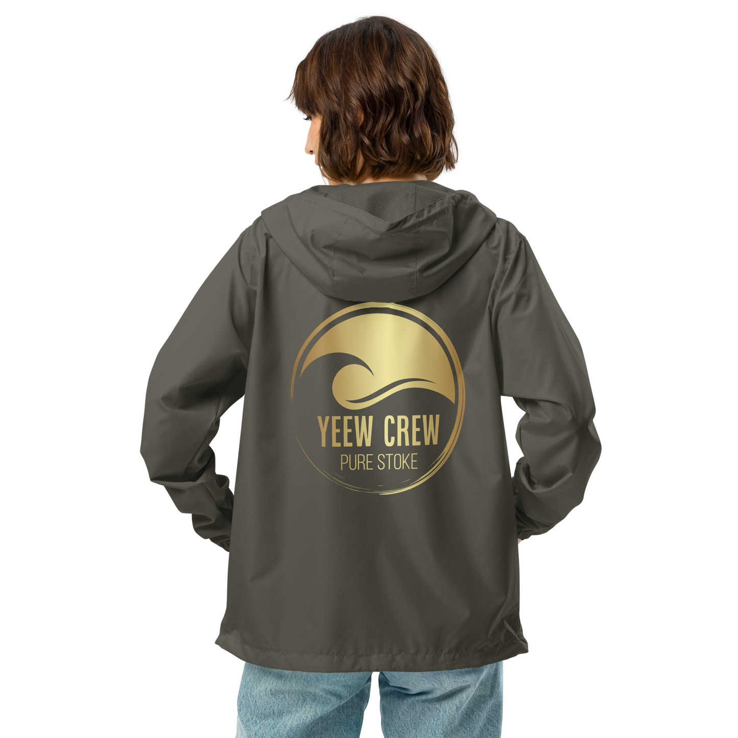 Unisex lightweight zip up windbreaker