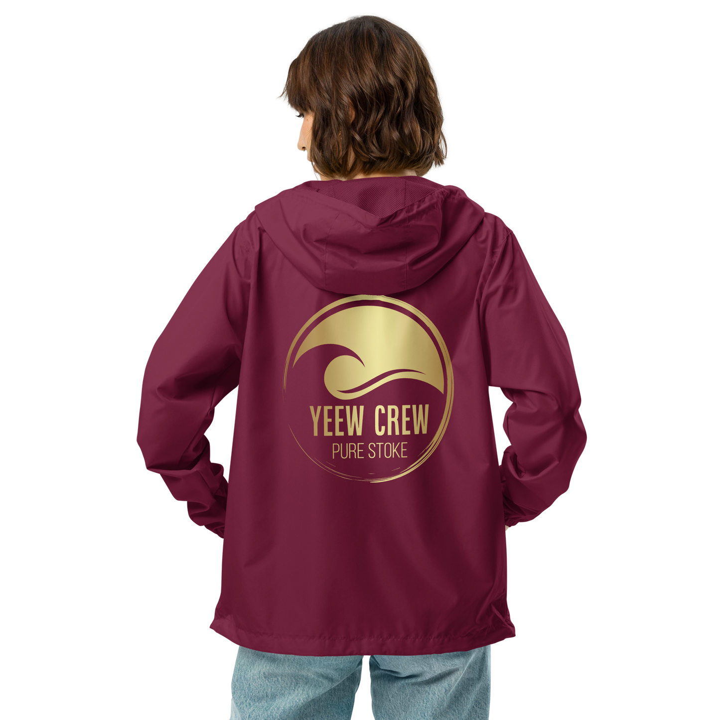 Unisex lightweight zip up windbreaker