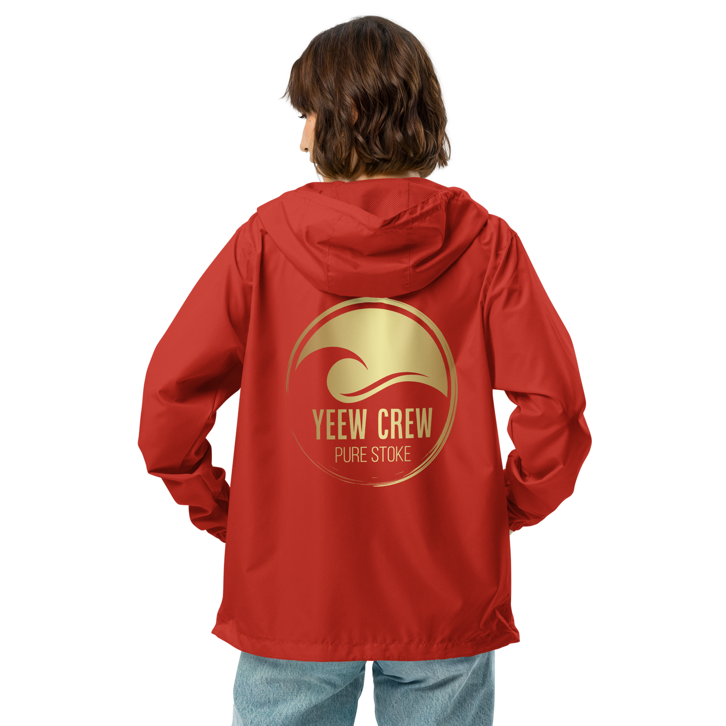 Unisex lightweight zip up windbreaker