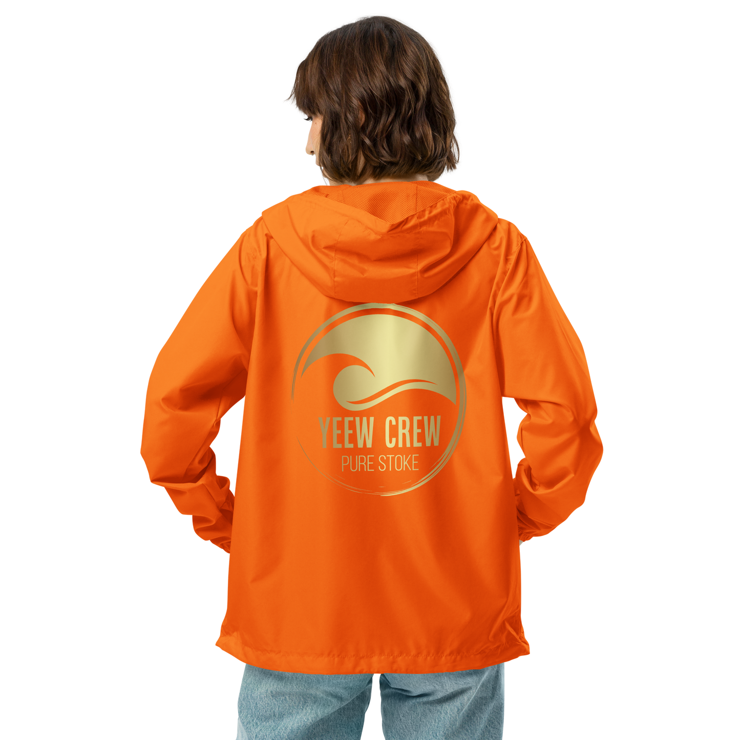 Unisex lightweight zip up windbreaker