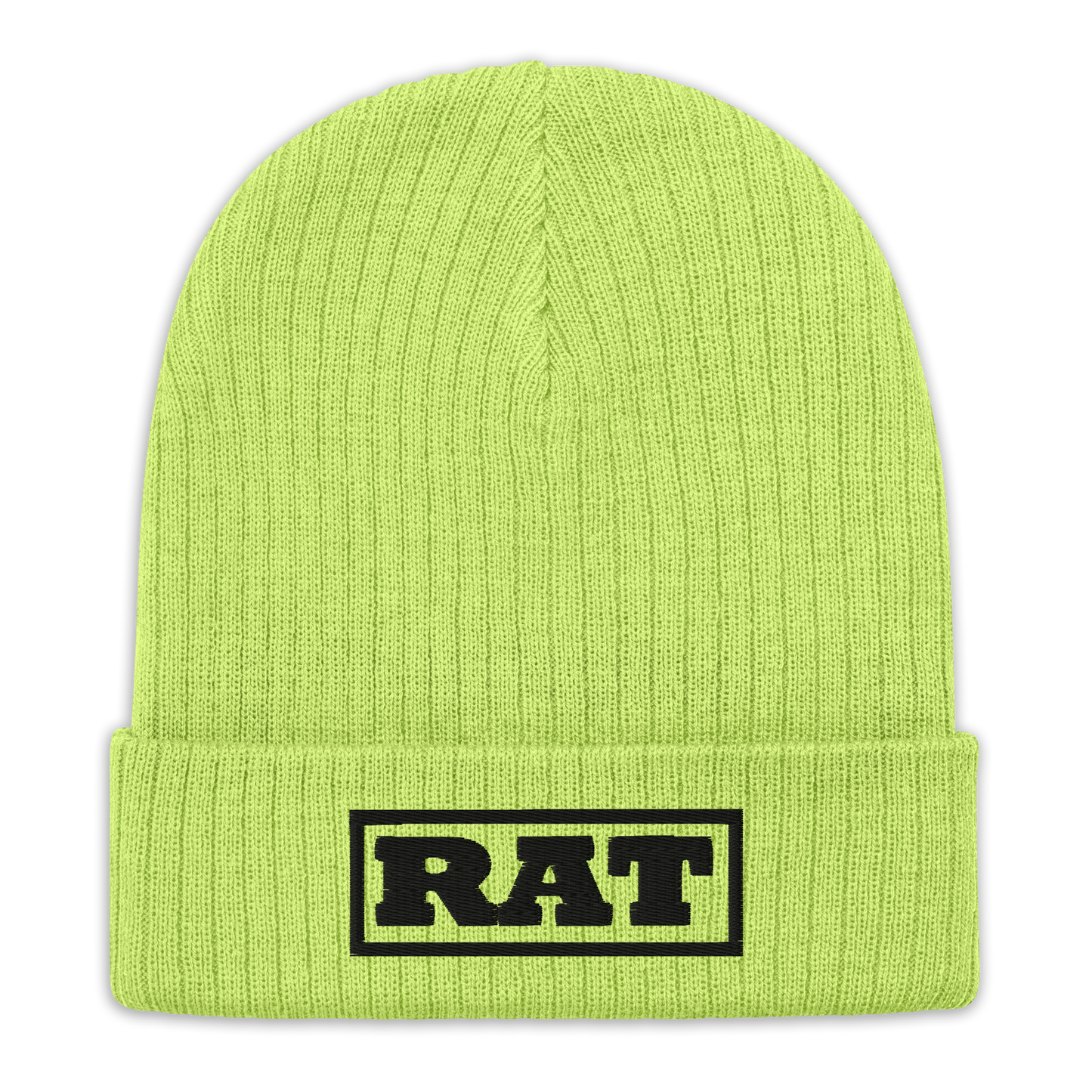 Ribbed knit beanie
