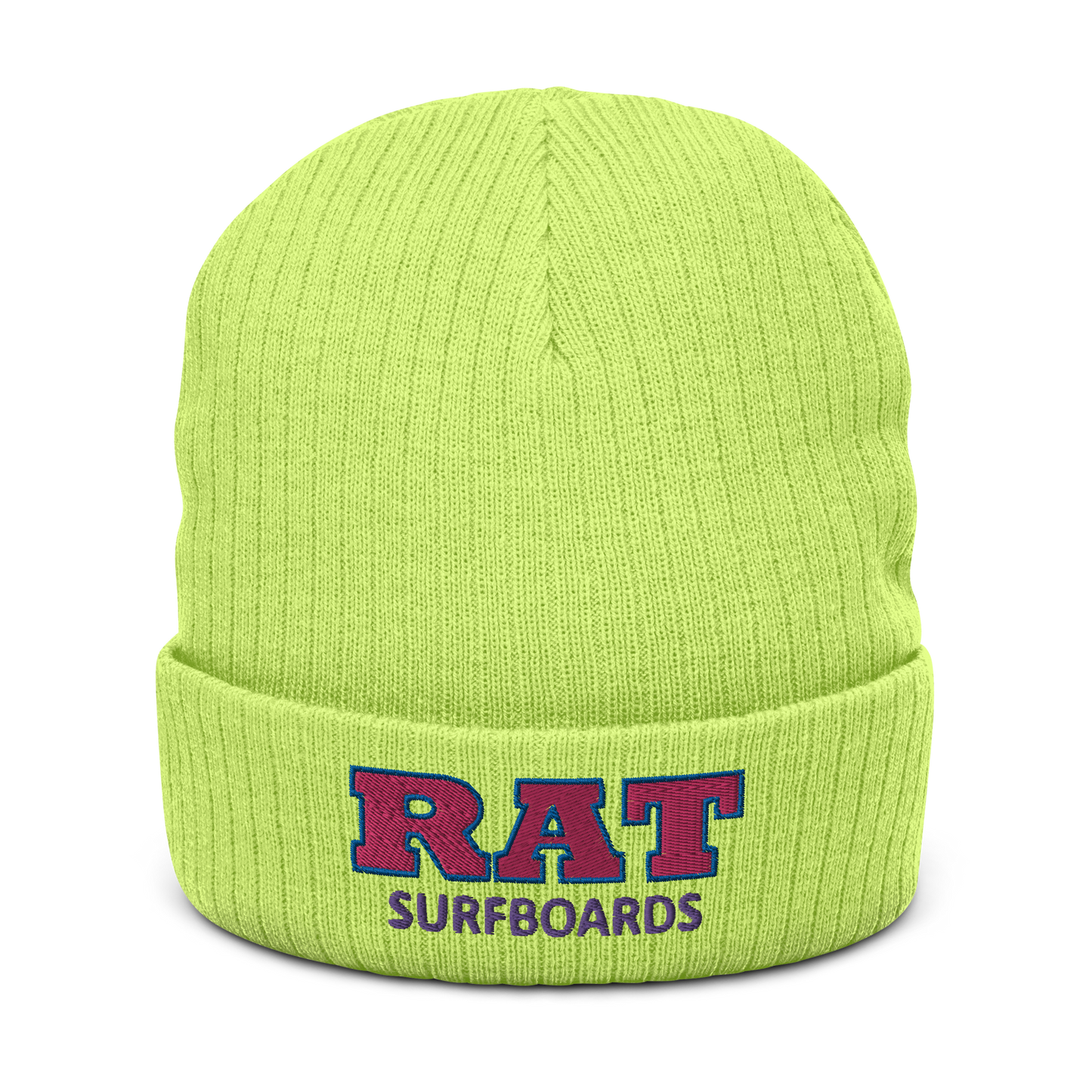 Ribbed knit beanie