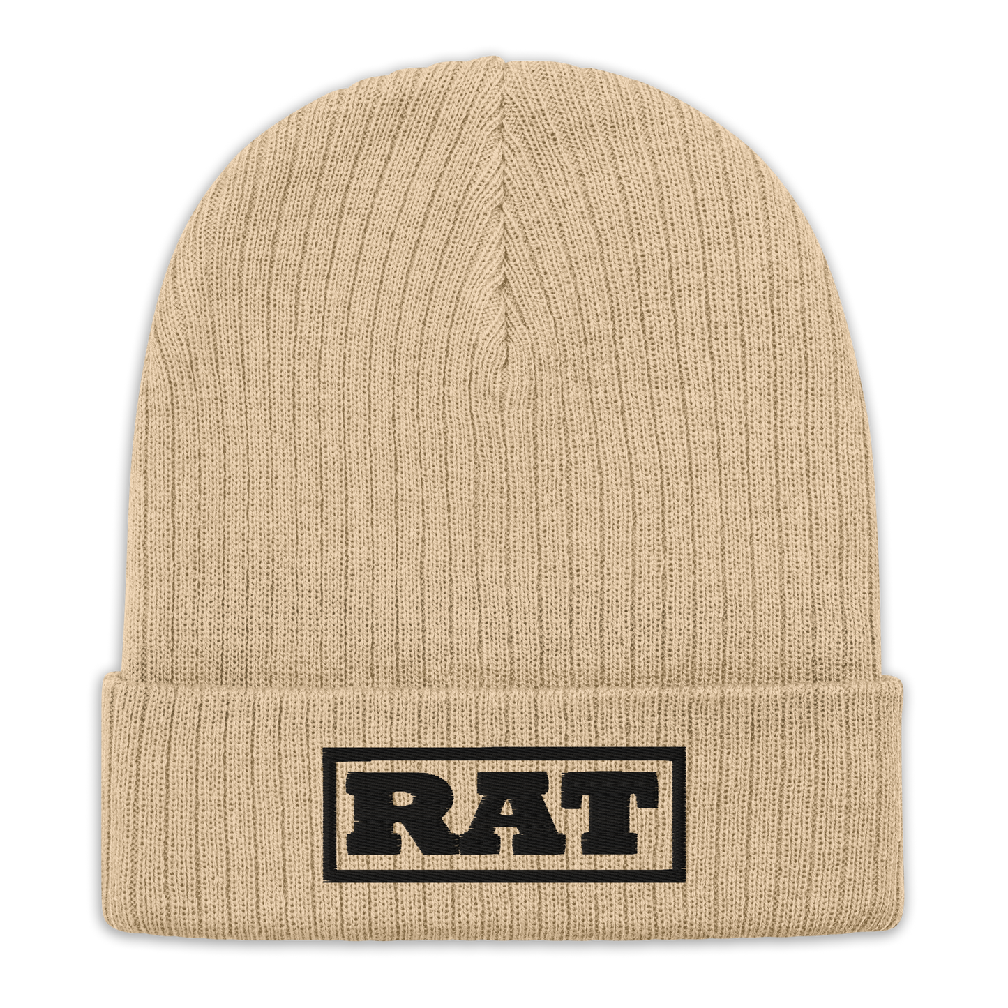 Ribbed knit beanie