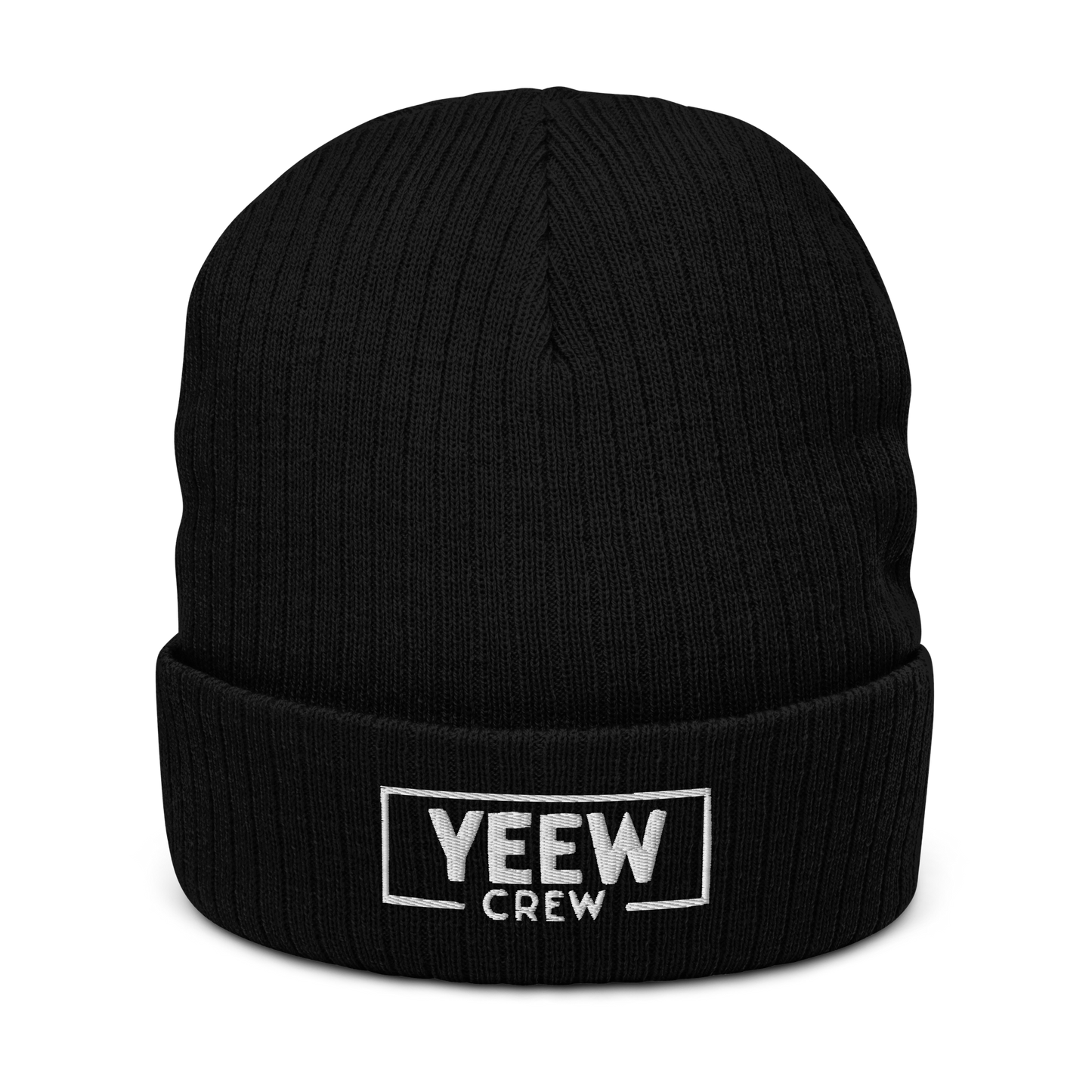 Ribbed knit beanie