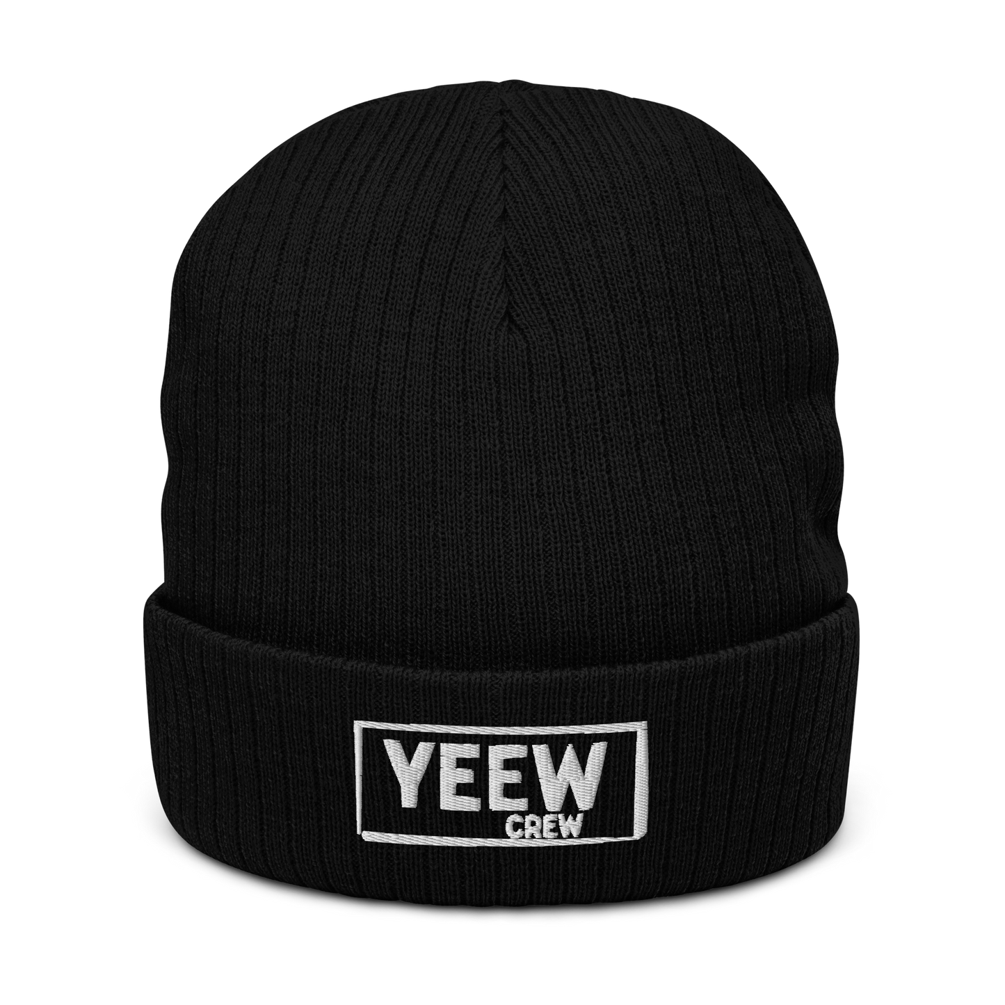 Ribbed knit beanie