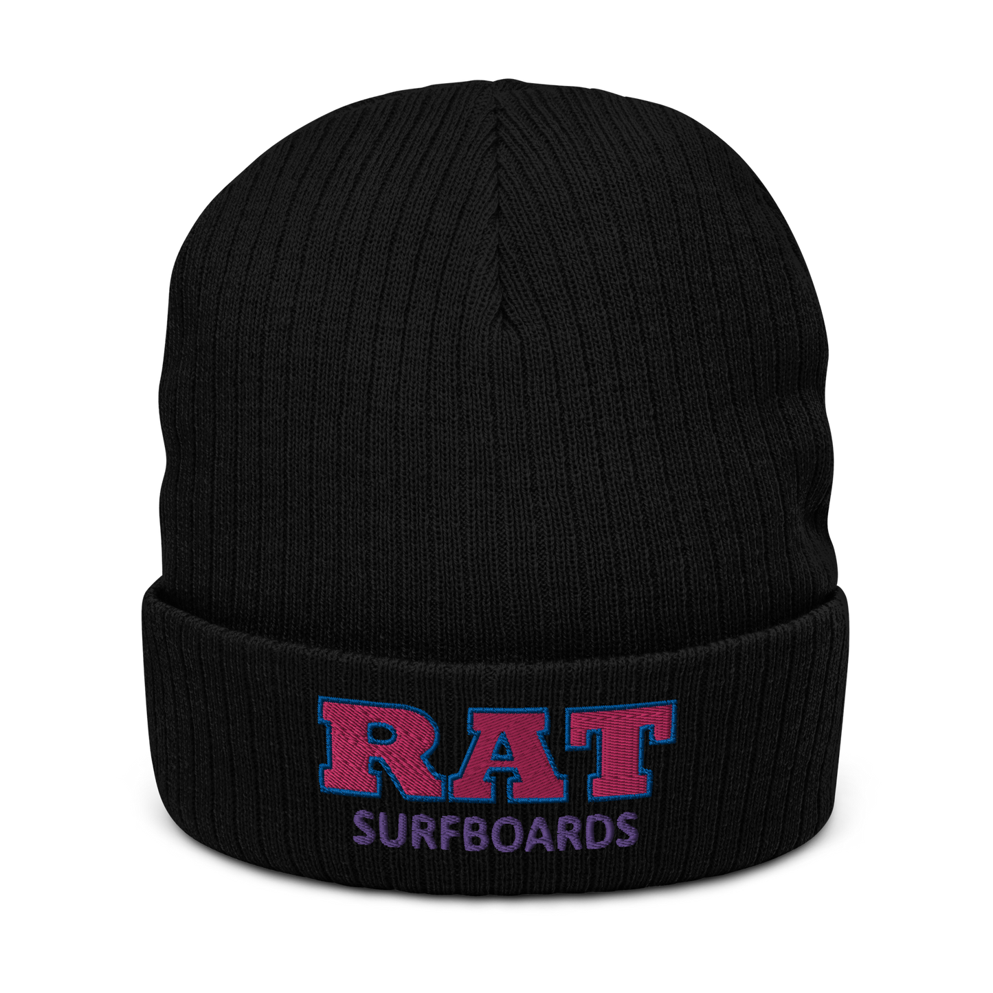 Ribbed knit beanie