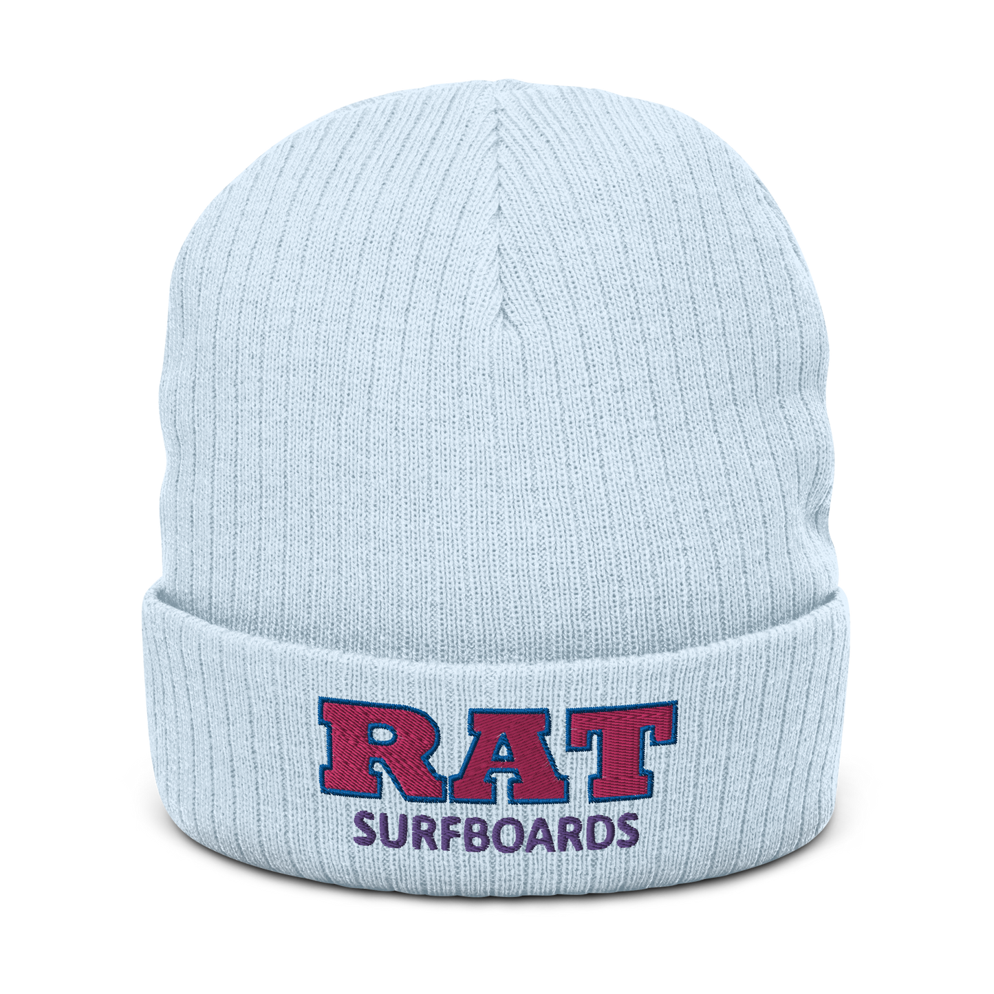 Ribbed knit beanie