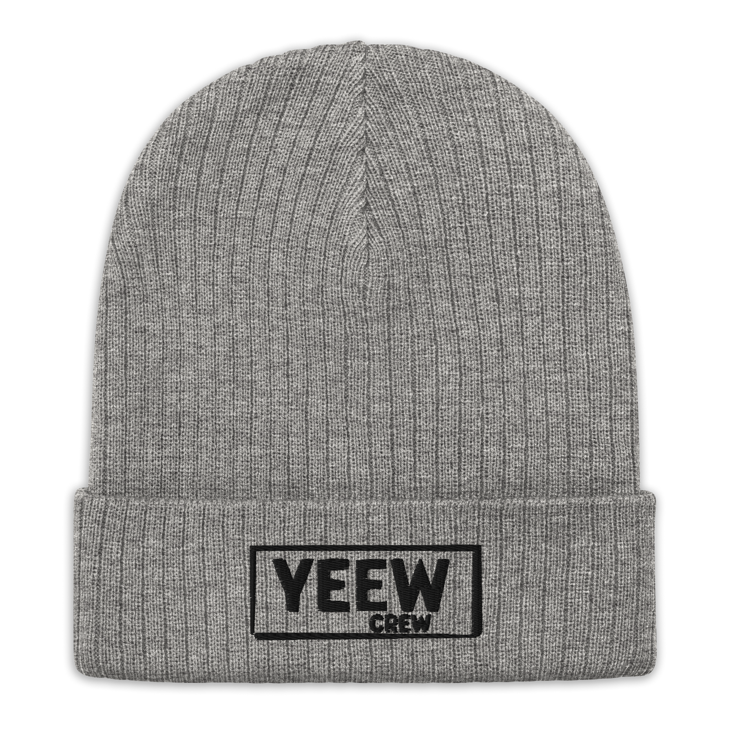 Ribbed knit beanie