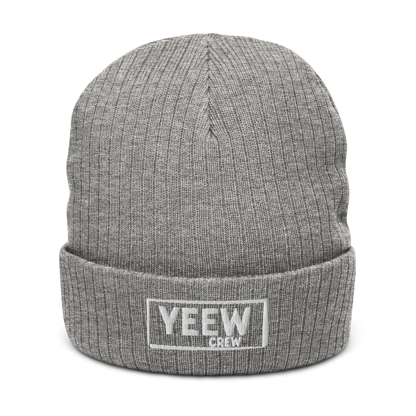 Ribbed knit beanie