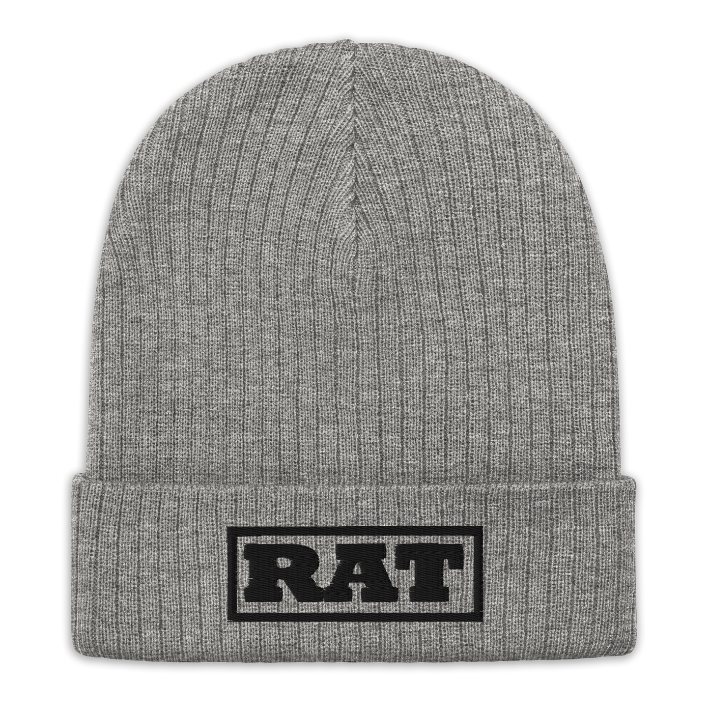 Ribbed knit beanie