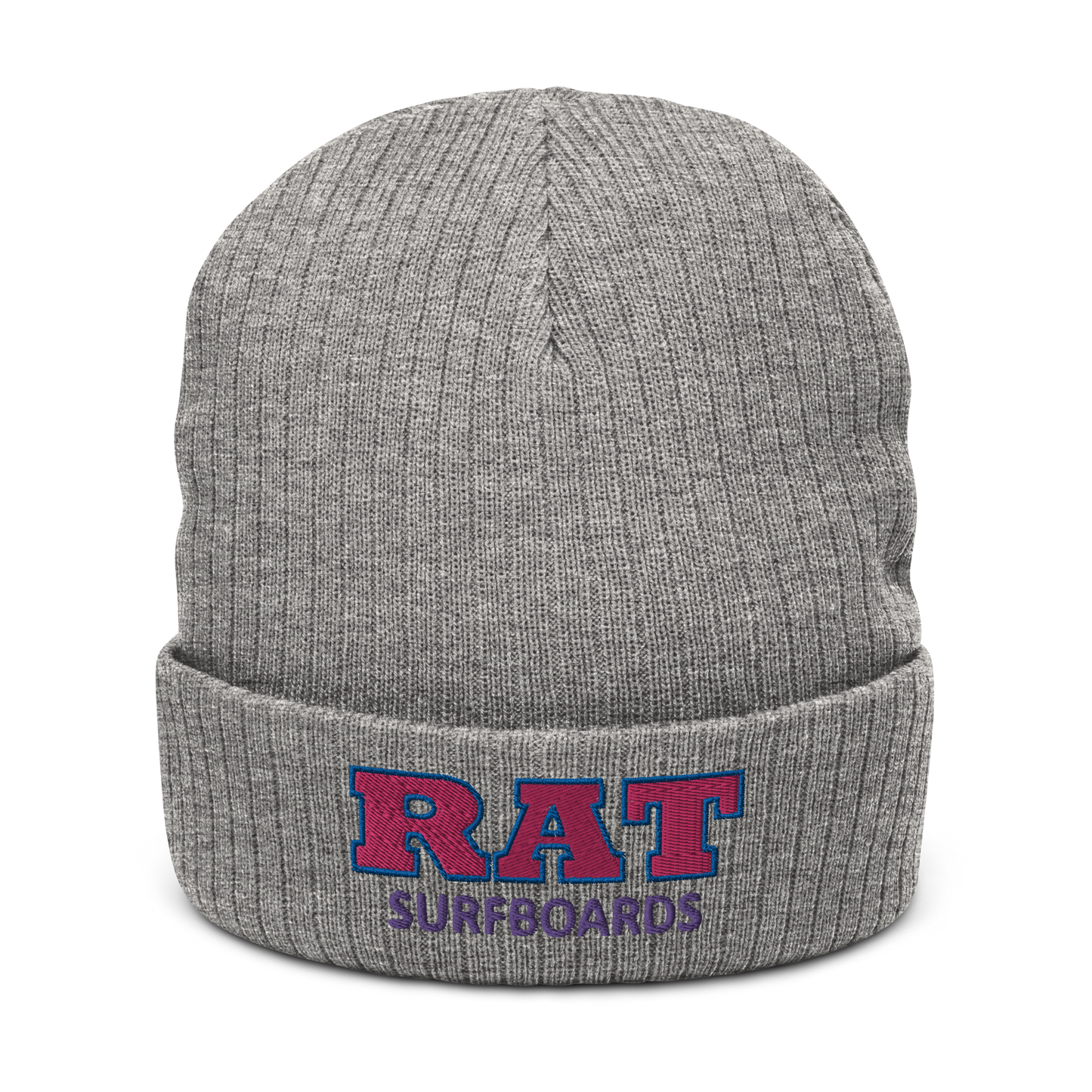 Ribbed knit beanie