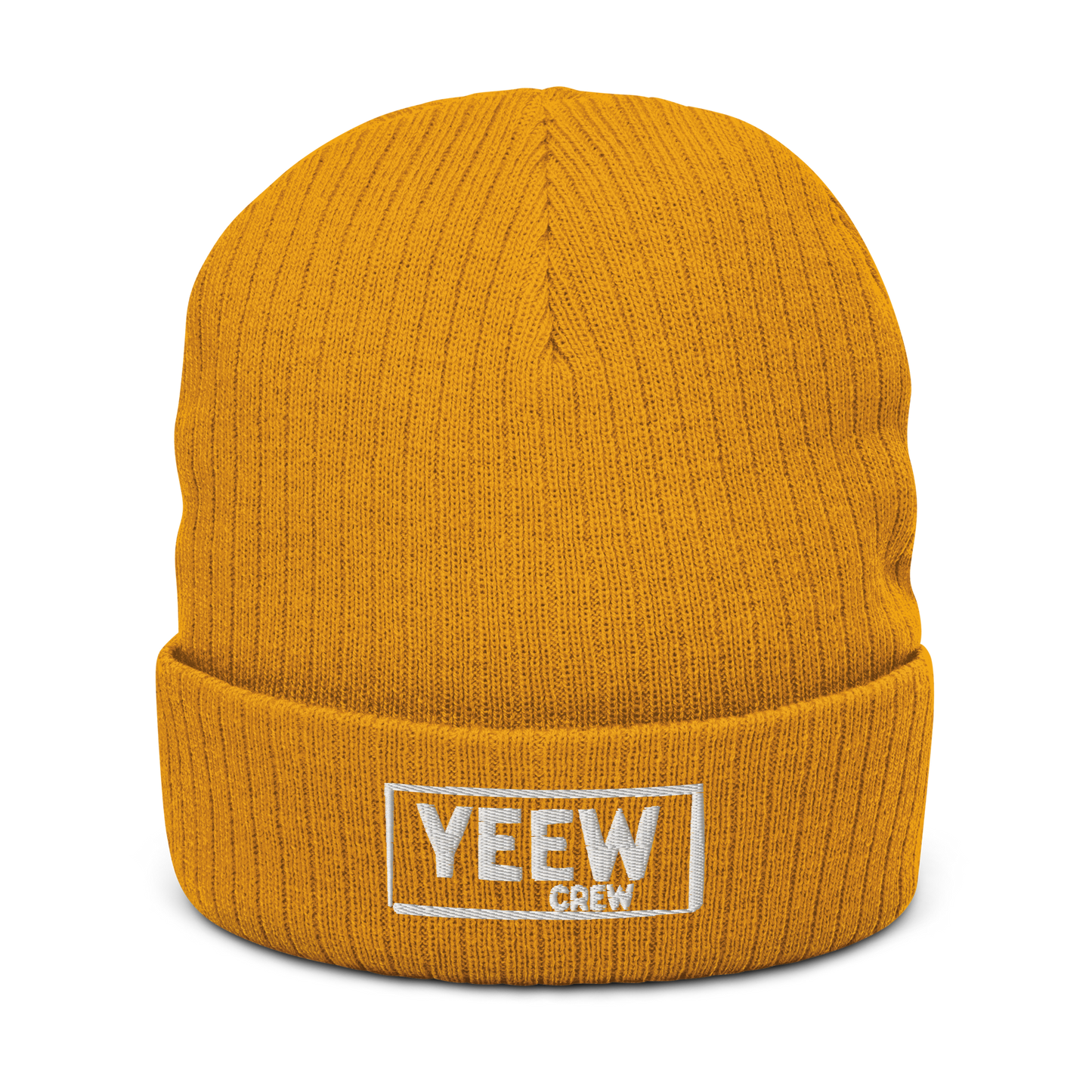 Ribbed knit beanie