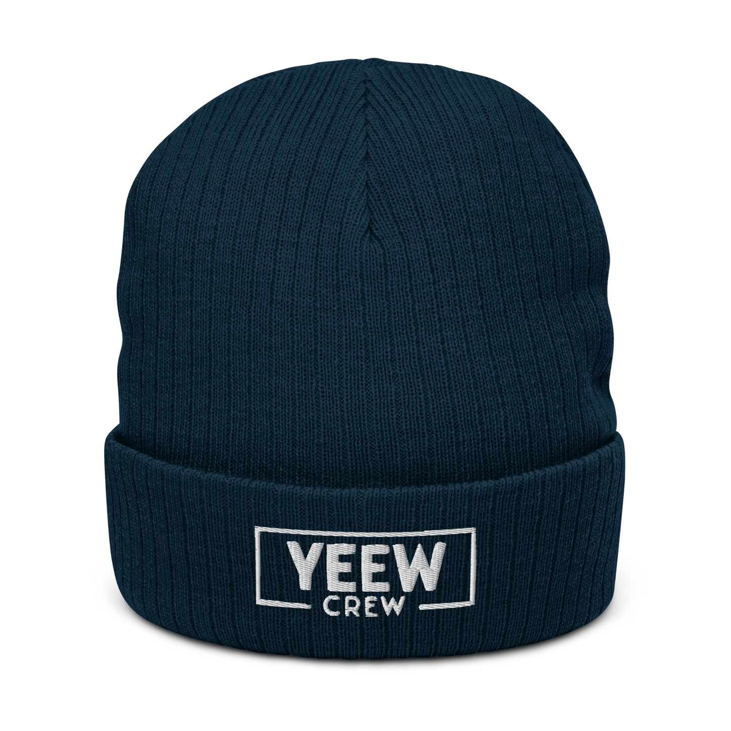 Ribbed knit beanie