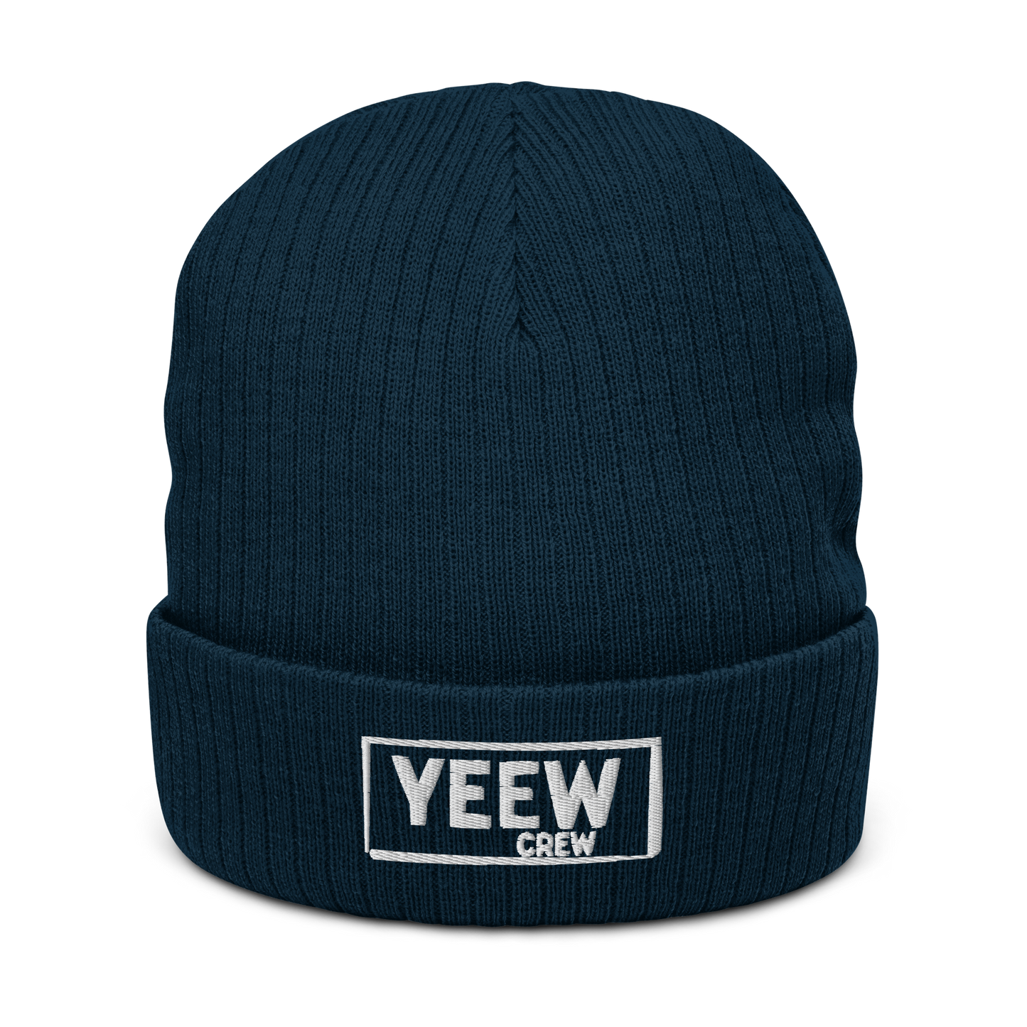 Ribbed knit beanie