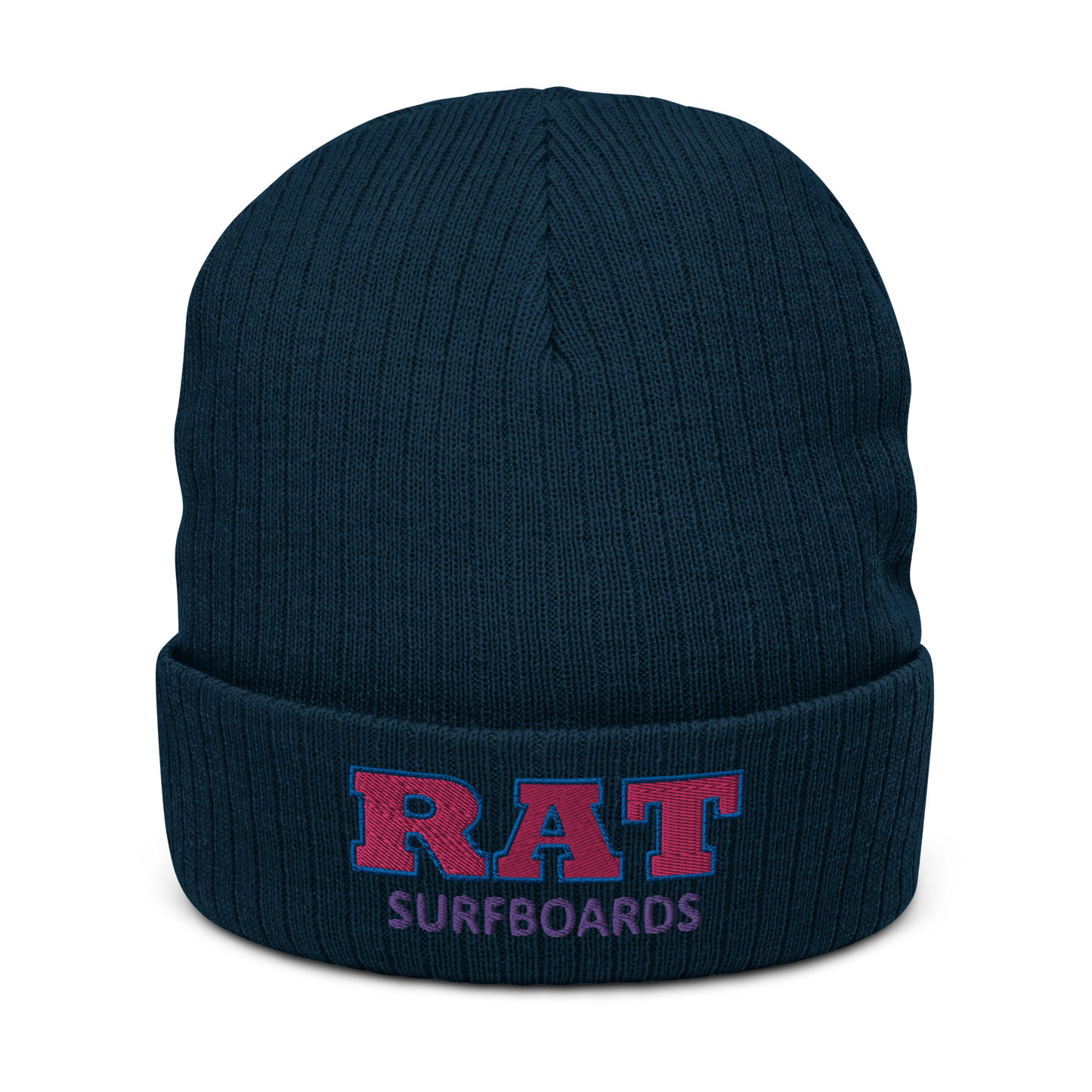 Ribbed knit beanie