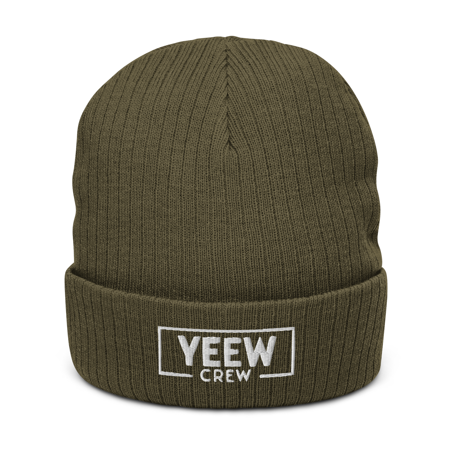 Ribbed knit beanie