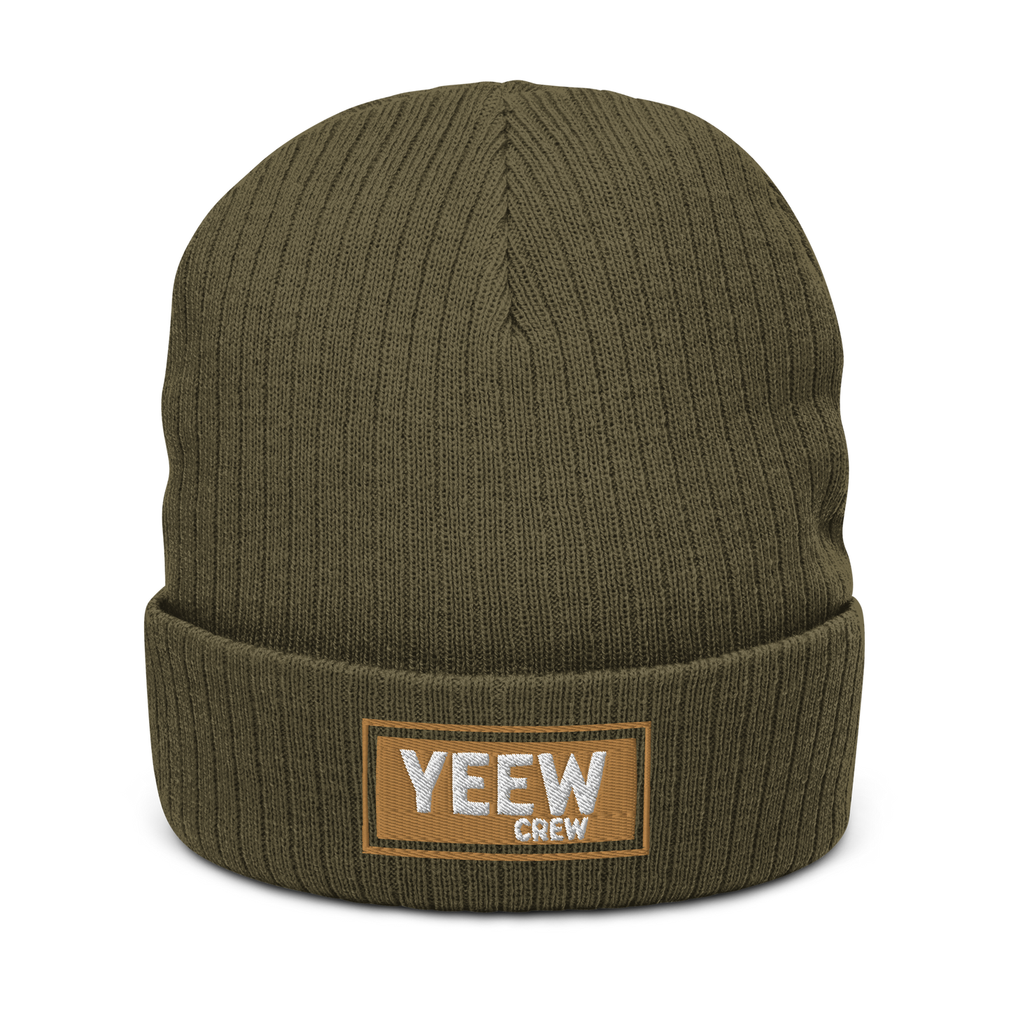 Ribbed knit beanie