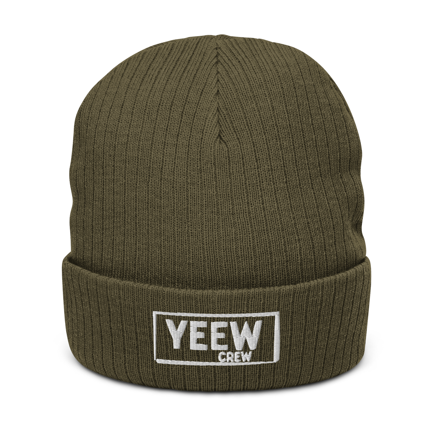 Ribbed knit beanie